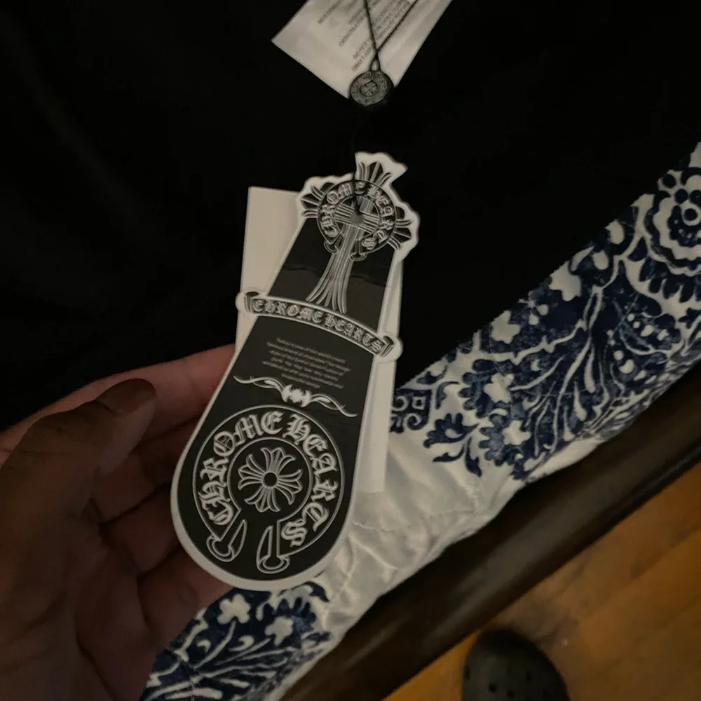 Chrome Hearts Black Hoodie with White Graphics - Picture 6 of 6